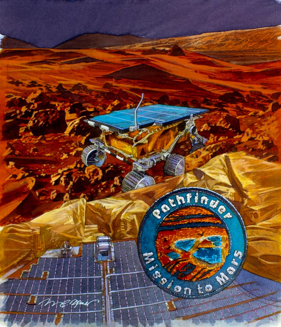 Mark Schuler (KS,1951-2015) oil painting (1 of 13)