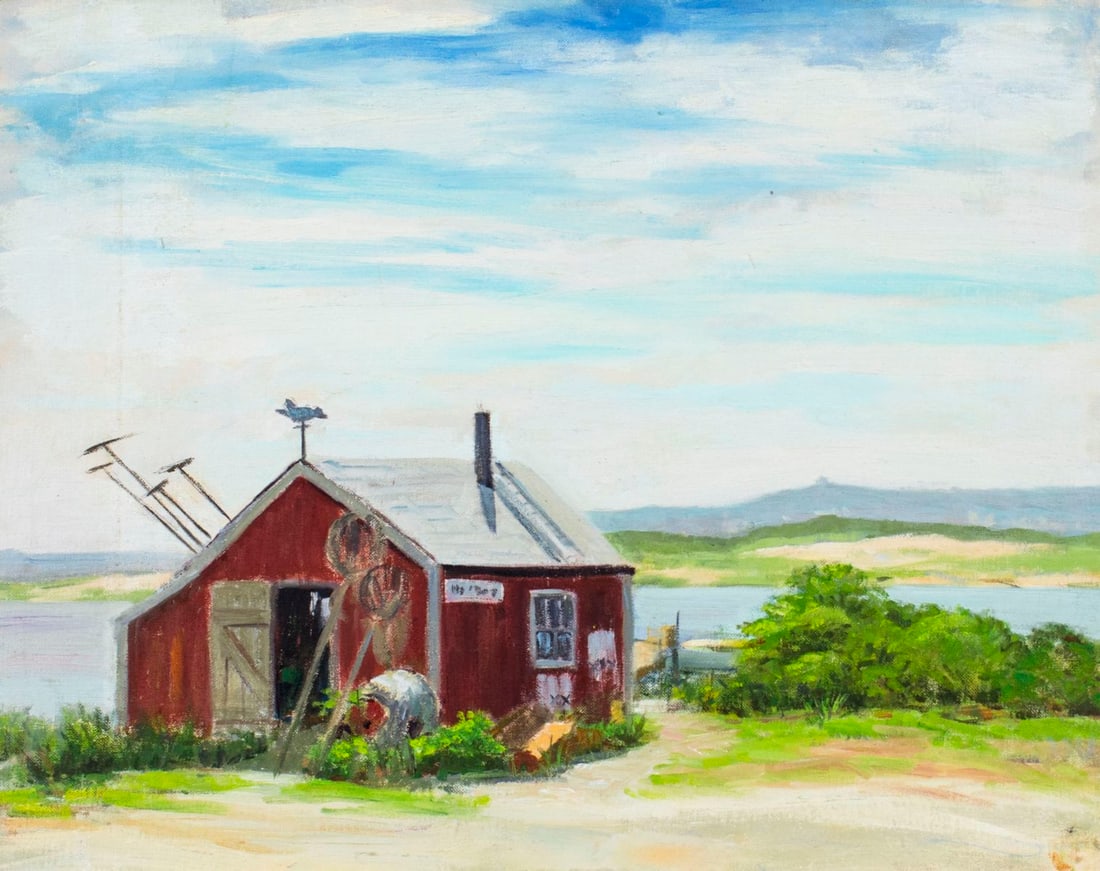 Ruth Andress Stone (PA,MO,1914-2006) oil painting (1 of 11)