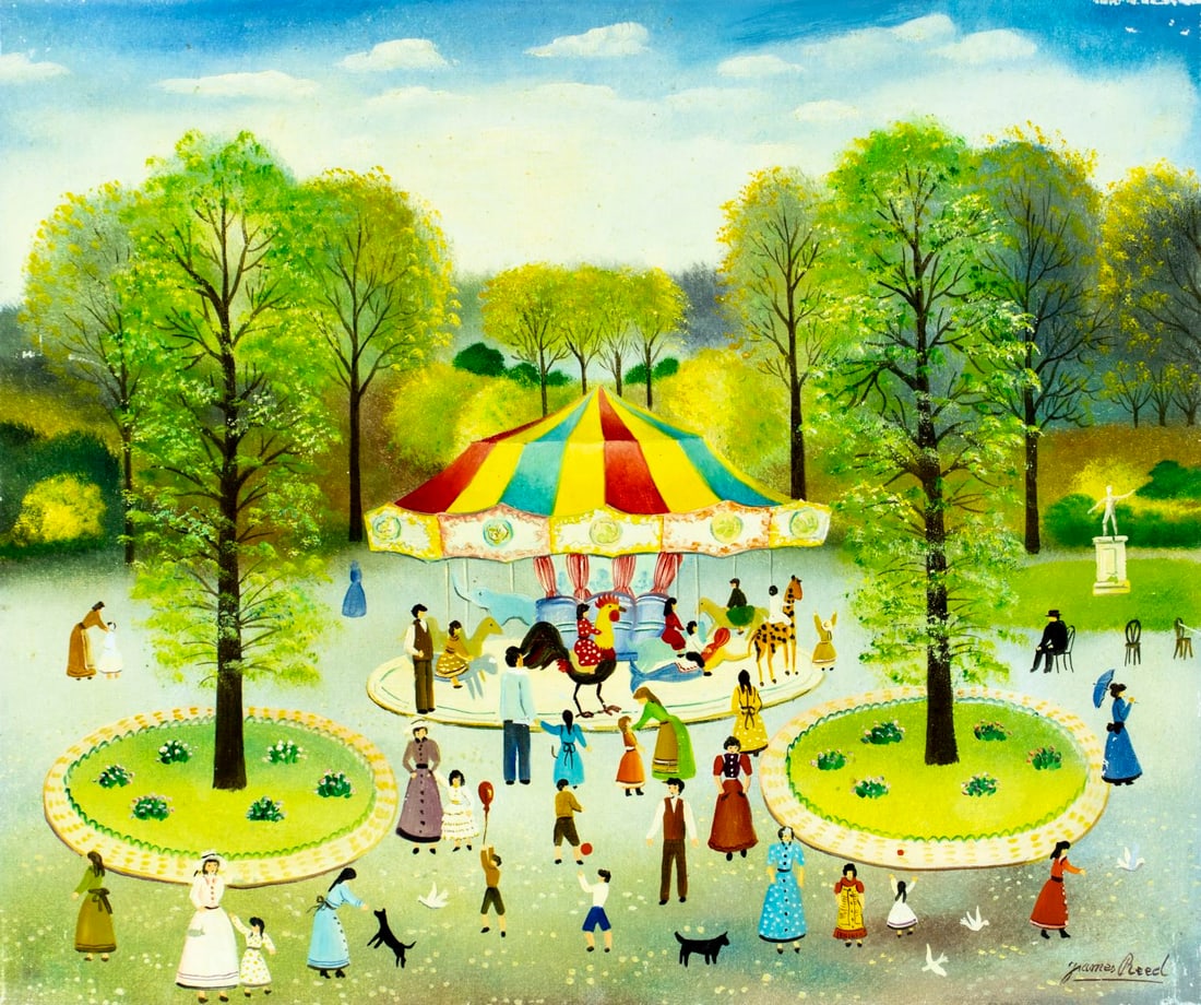 James Reed (US,20C) oil painting (1 of 12)