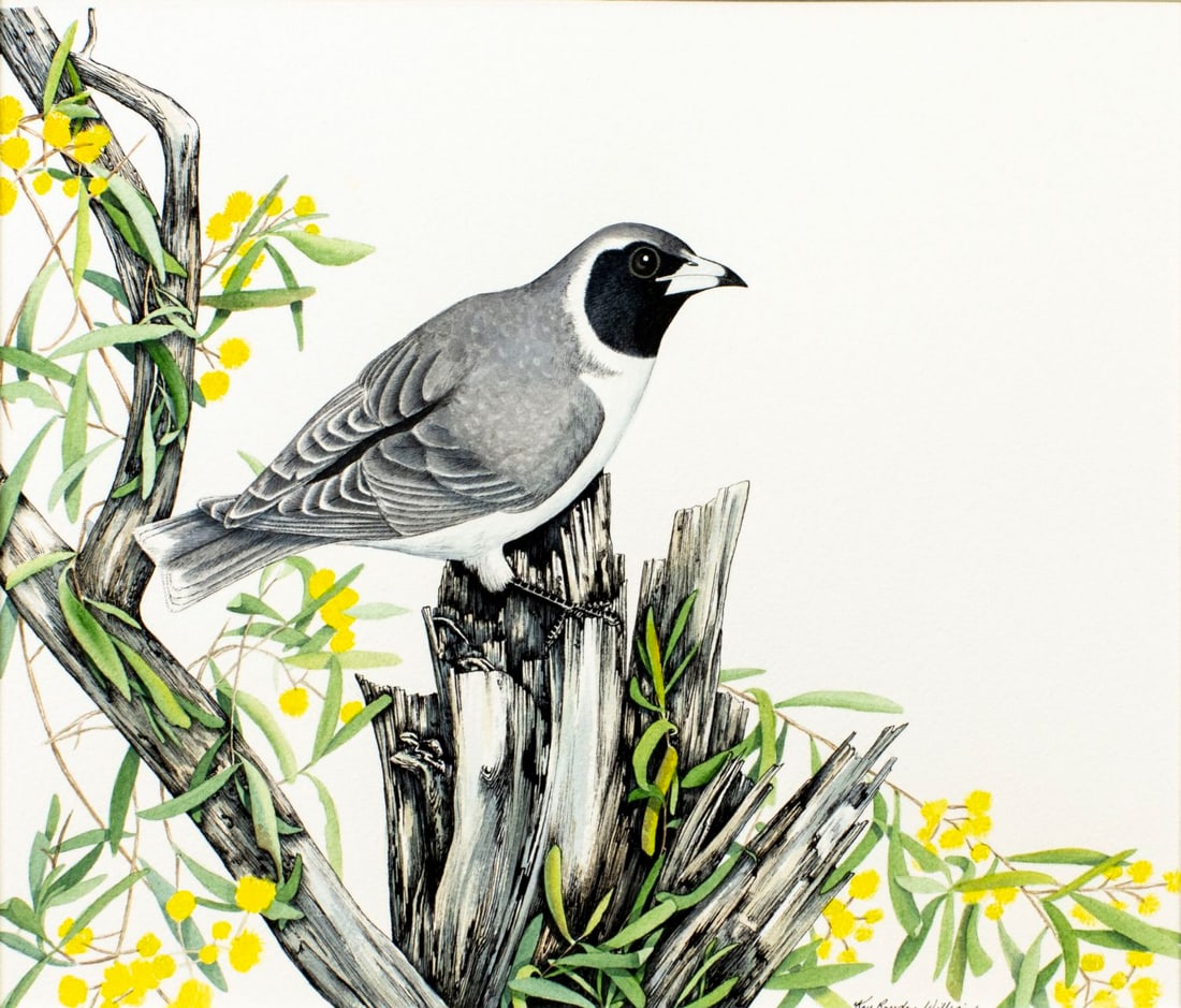 Kay Breeden Williams (Australia,1939-?) mixed media painting (1 of 13)