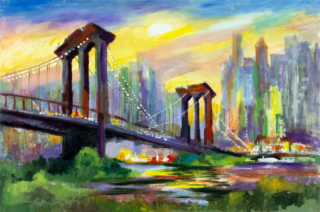 John Reilly (NY,NJ,1942-2021) oil painting (1 of 14)