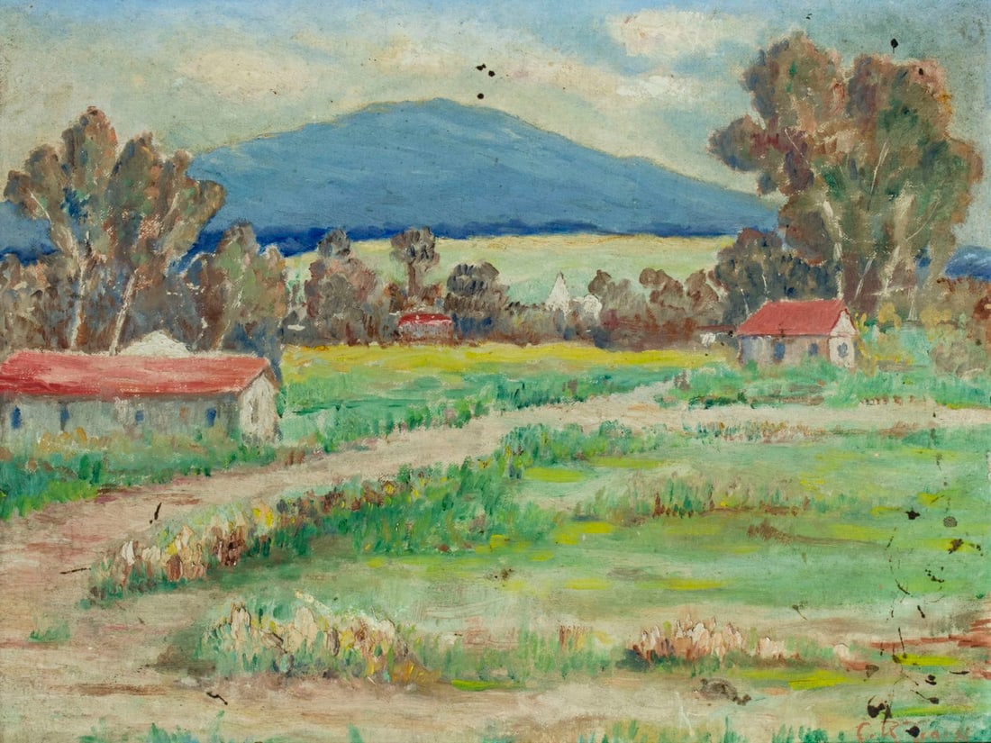 Charles Russell Train (DC,MD,1879-1968) oil painting (1 of 12)