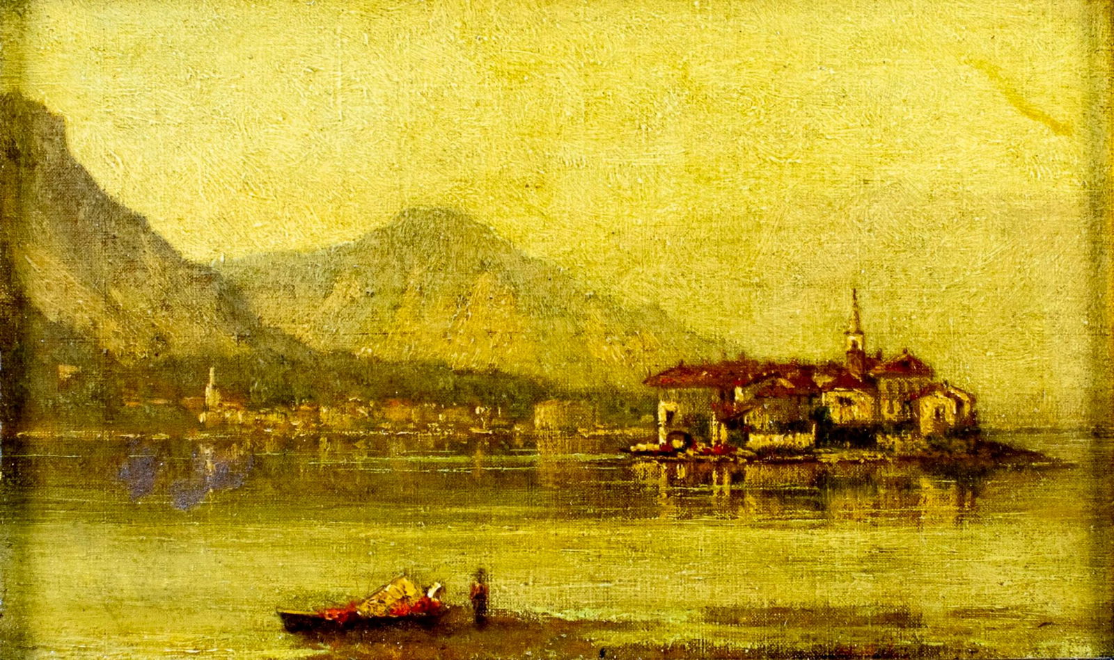 ATTR Henry Augustus Loop (MA,NY,Europe,1831-1895) oil painting antique (1 of 13)