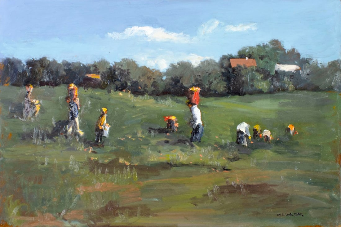 Robert Waltsak (NJ,b 1944) oil painting (1 of 14)