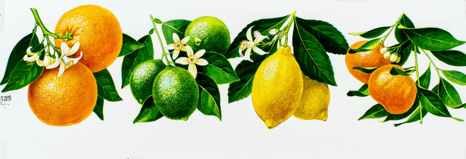 Clive Abbott (UK,1933–2008) watercolor painting (1 of 14)