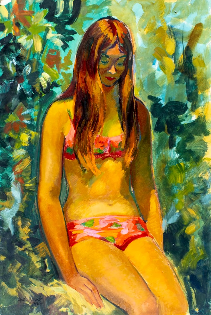 Alfredo Ramon (Spain,1922-2015) oil painting (1 of 12)