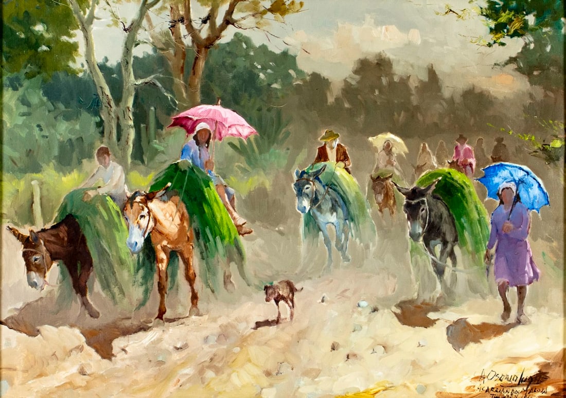 Antonio Osorio Luque (Argentina,1913-1979) oil painting (1 of 12)