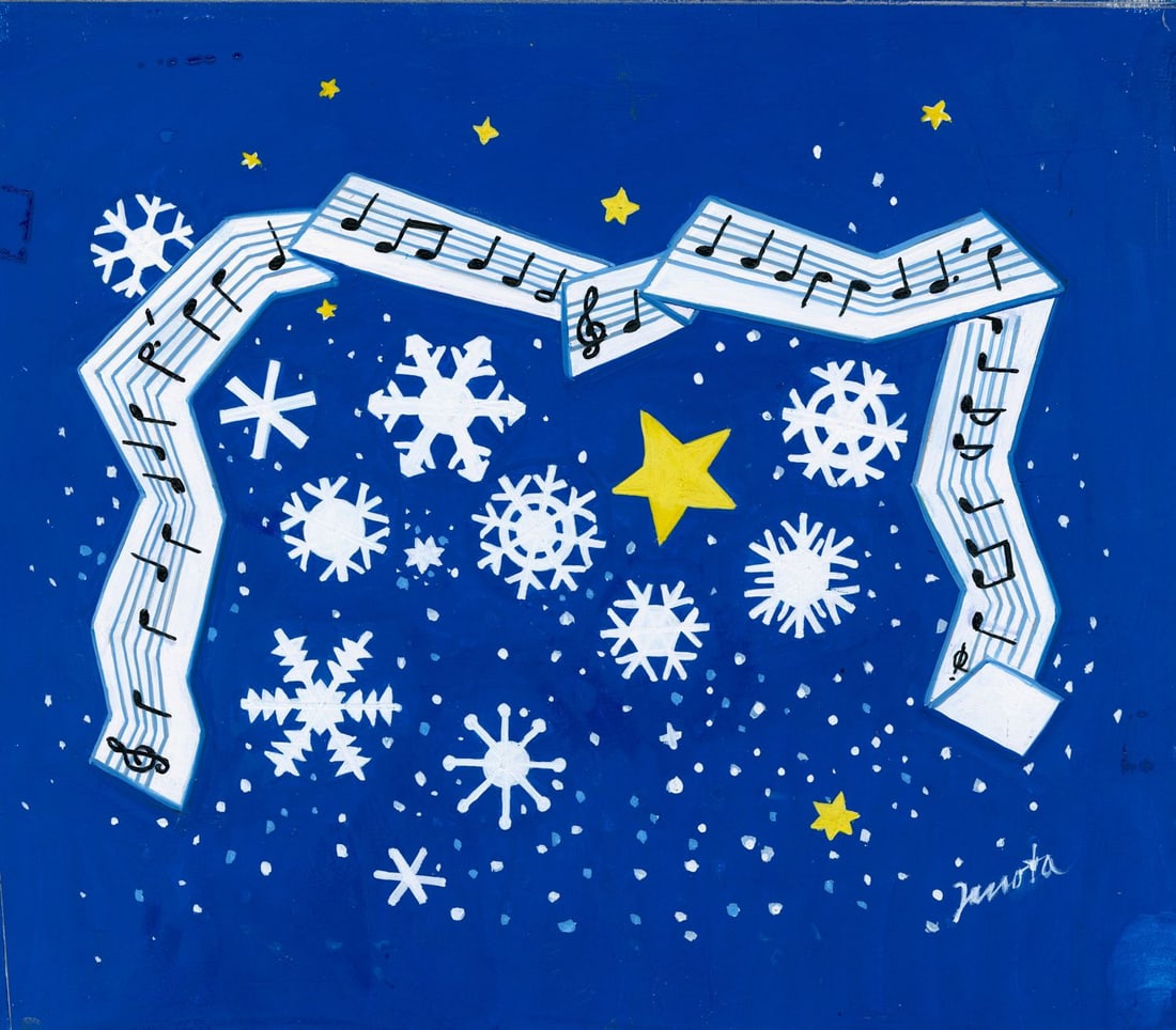 Elisabeth von Janota-Browsky (German,20C) gouache painting (1 of 12)