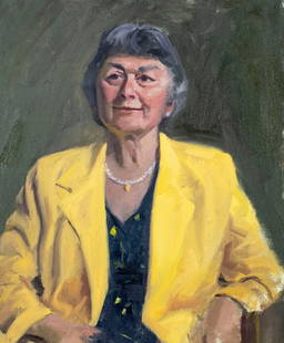 Dee Kersting (NJ,1930-2014) oil painting: ARTIST: Dee Kersting (New Jersey, 1930 - 2014) TITLE: Portrait of Old Woman MEDIUM: oil on canvas CONDITION: Few minor paint losses. No visible inpaint under UV light. ART SIZE: 20 x 16 inches / 50 x