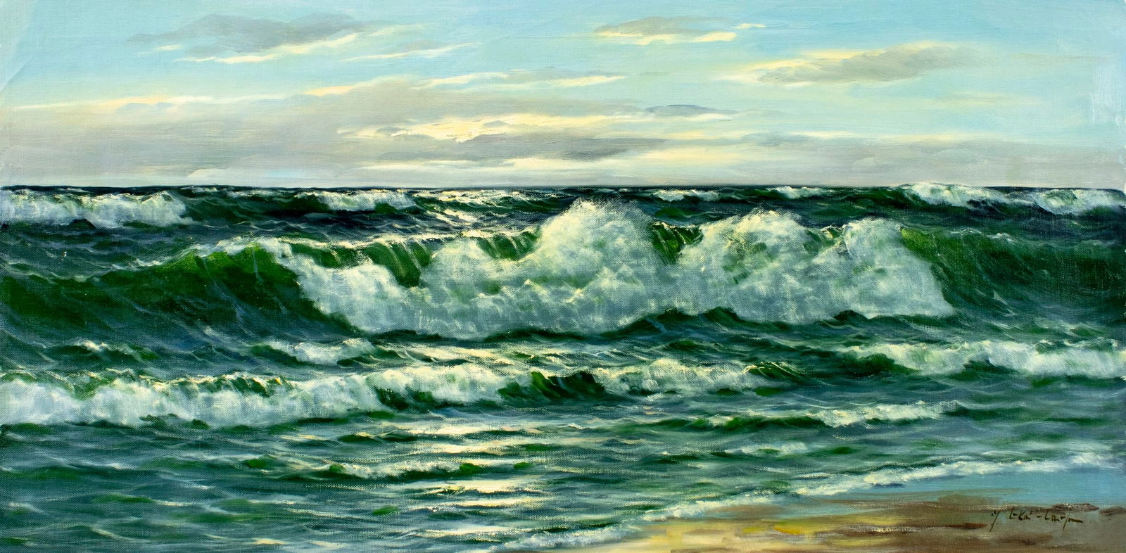 Gerhard Lukas Larsen (German,1911-1965) oil painting (1 of 13)