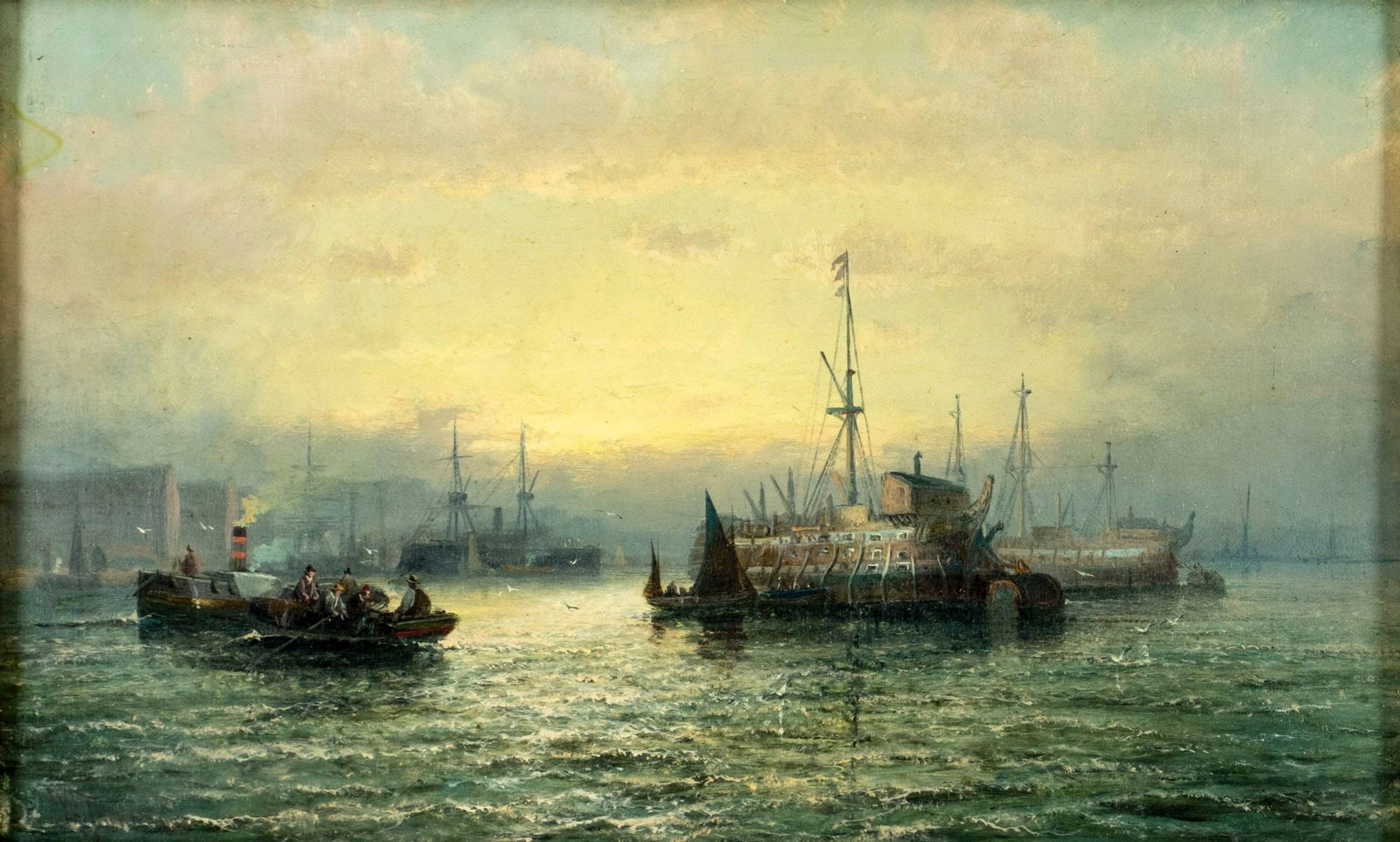 William Anslow Thornley (UK,1830-1898) oil painting antique (1 of 13)