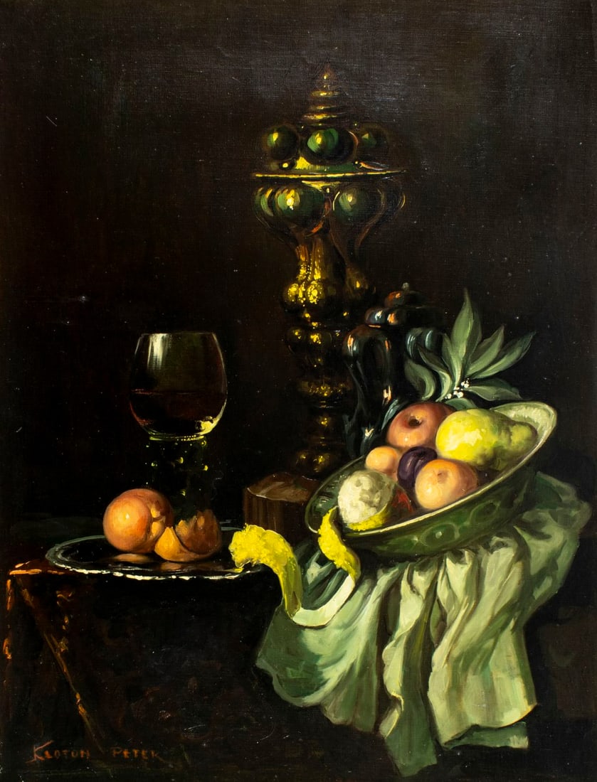 Peter Kloton (Hungary,1927-1985) oil painting (1 of 13)