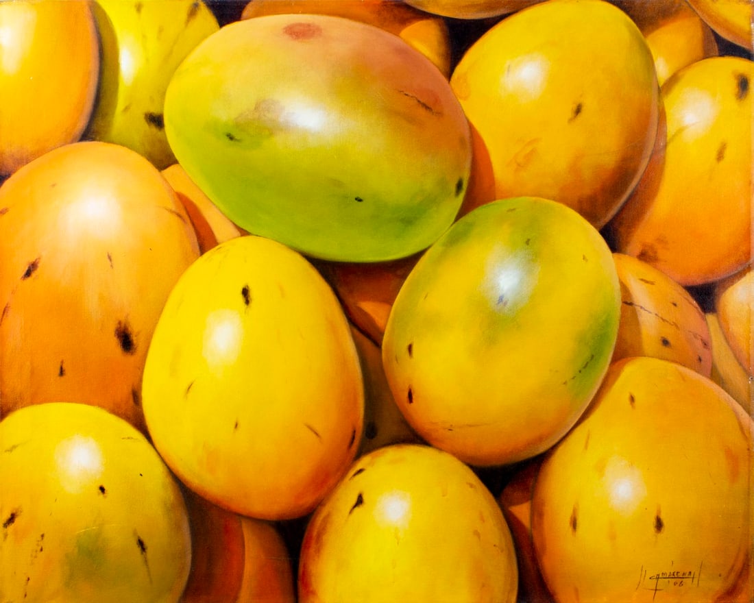 Cesar Augusto Camarena (FL,South America,20/21C) oil painting (1 of 13)