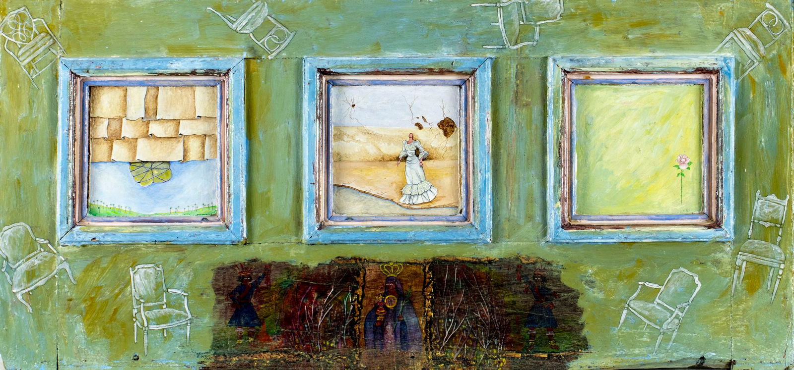 Alejandro Mazon (Cuba,NY,b 1962) oil painting (1 of 13)