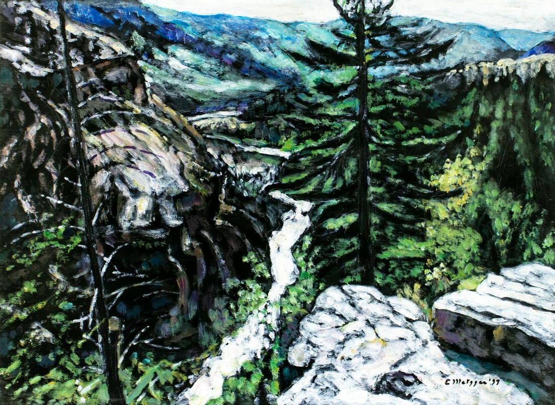 Evelyn Metzger (NY,Brazil,1911-2007) oil painting (1 of 12)