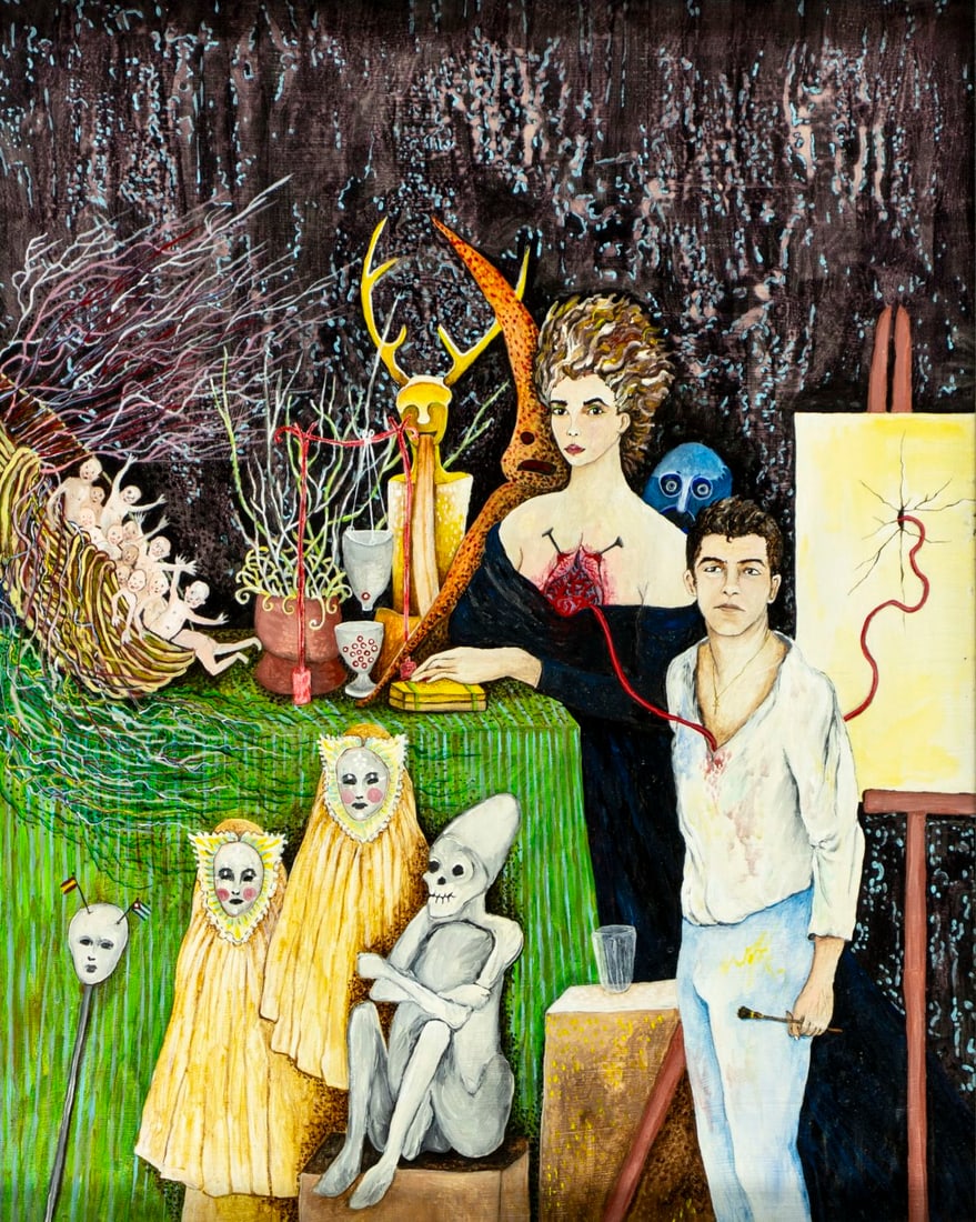 Alejandro Mazon (Cuba,NY,b 1962) oil painting (1 of 13)