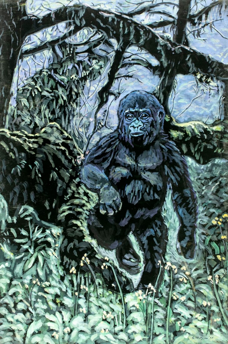 Evelyn Metzger (NY,Brazil,1911-2007) oil painting (1 of 12)