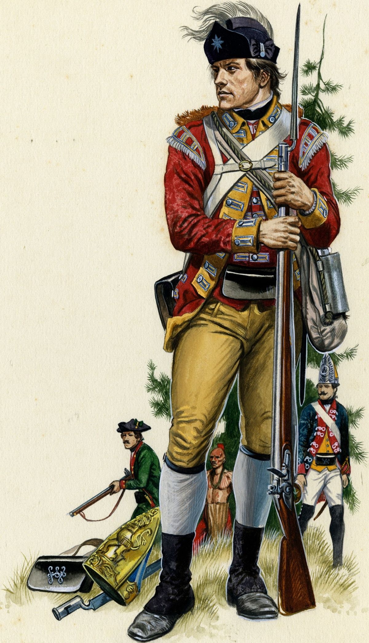 Gerry Embleton (UK,1941-?) watercolor painting (1 of 12)