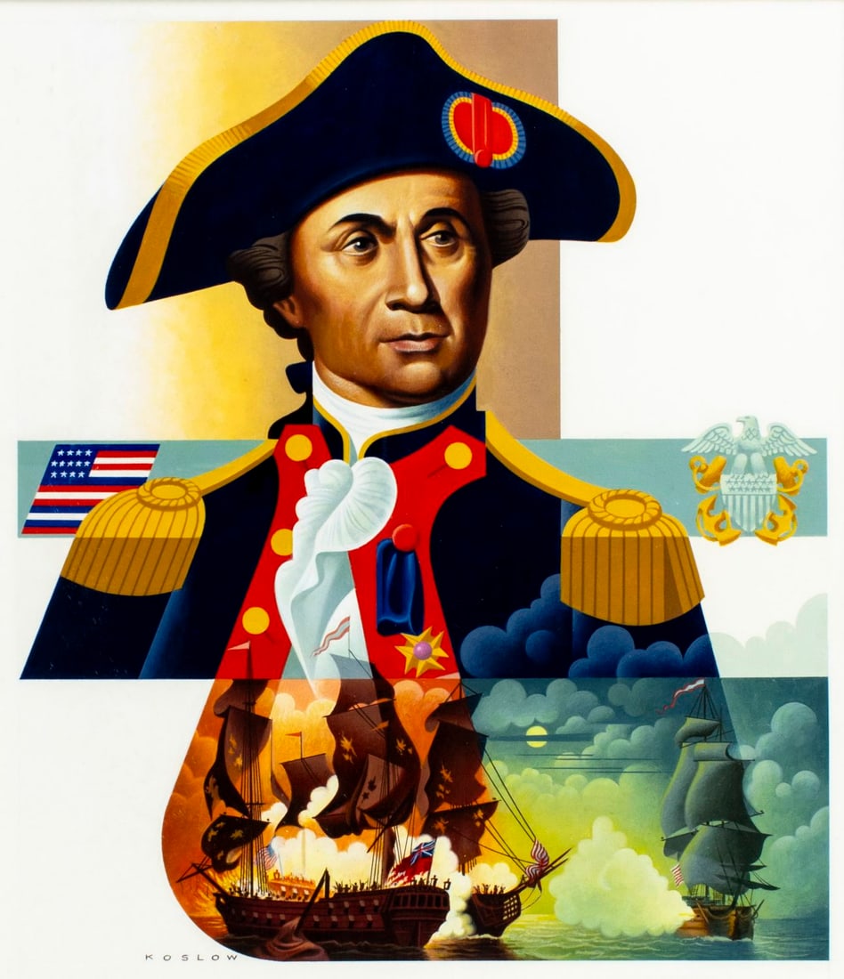 Howard Koslow (NJ,NY,1924-2016) oil painting (1 of 12)