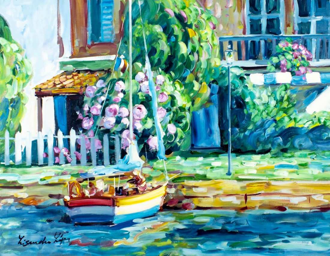 Lisandro Baylon (Argentina,US,1951-?) oil painting (1 of 13)