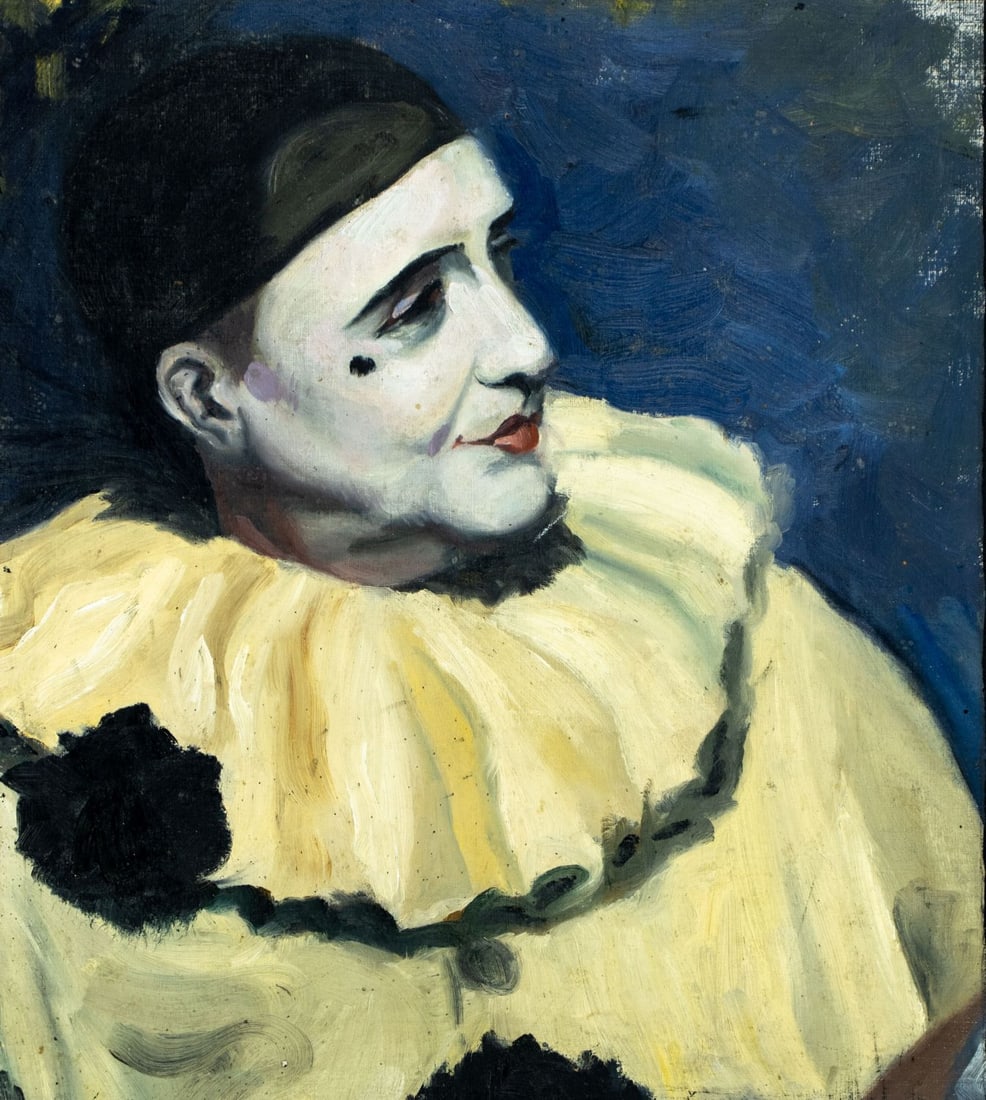 Vintage mid 20C American oil painting (1 of 12)