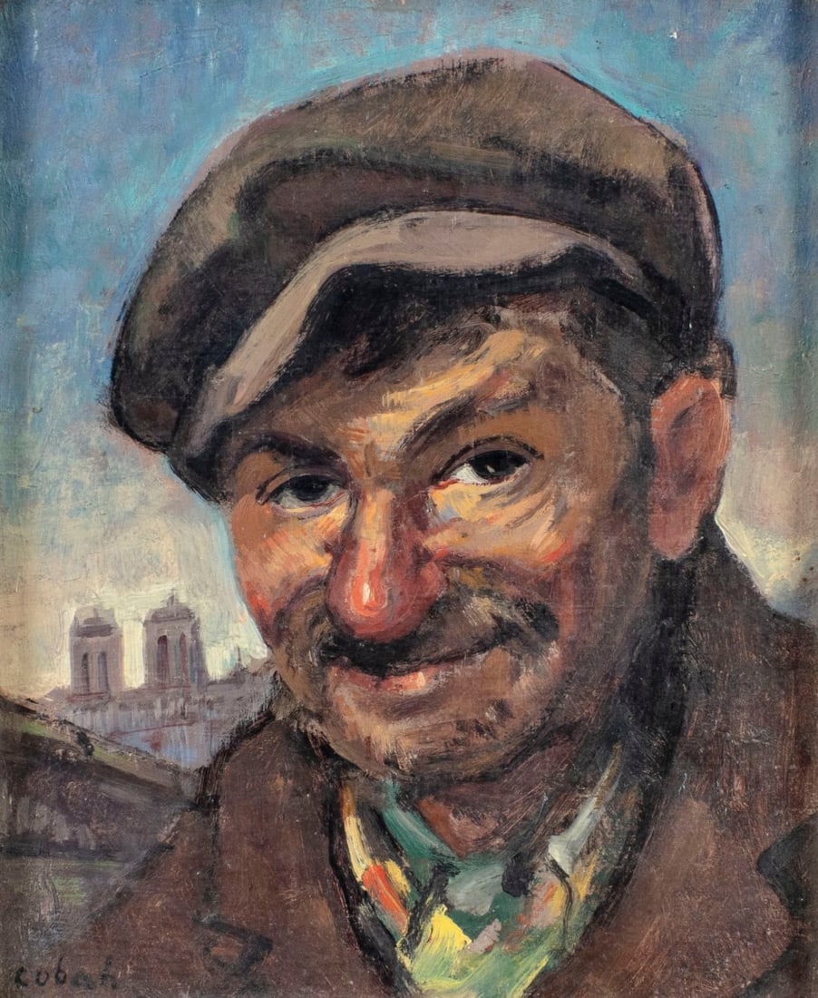 Cobali (Europe,mid 20C) oil painting (1 of 11)