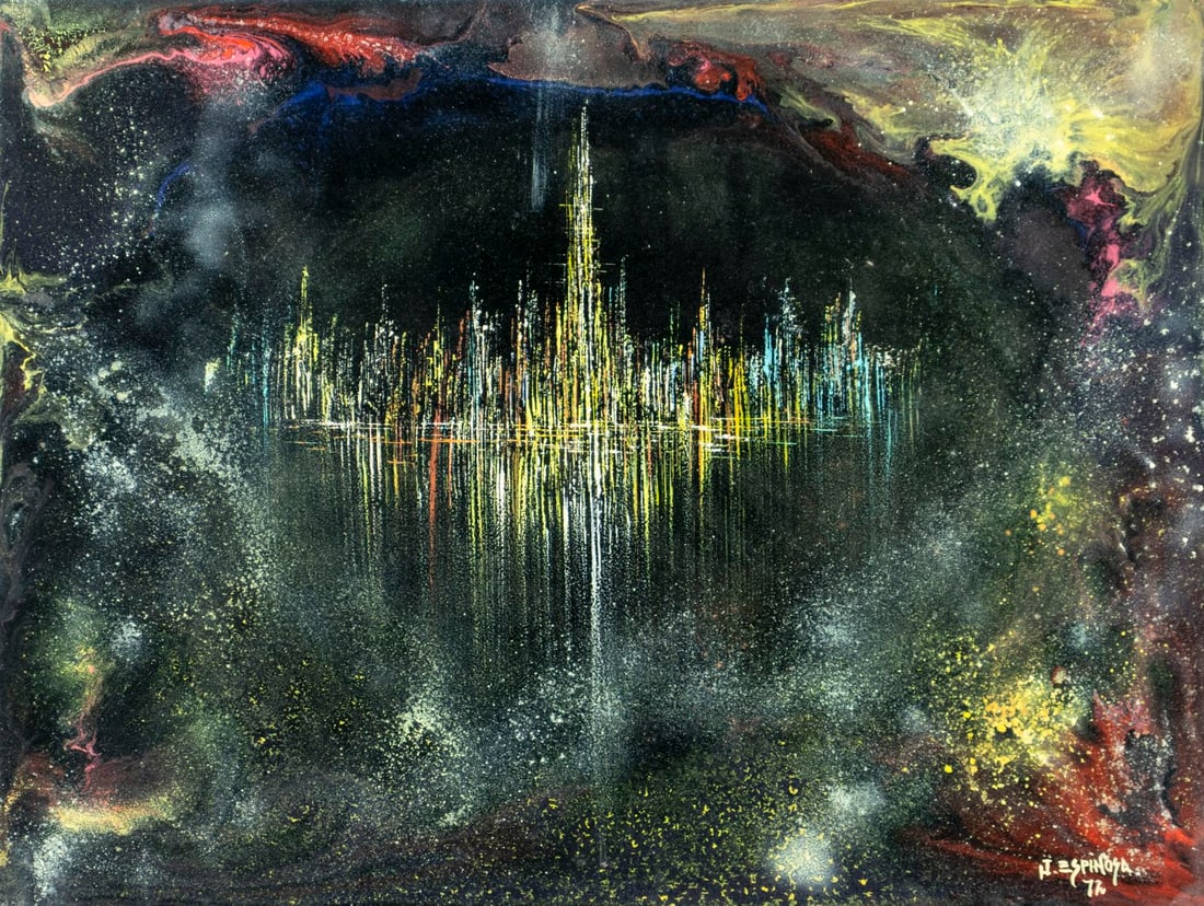 J Espinosa (Latin America,20C) oil painting (1 of 12)