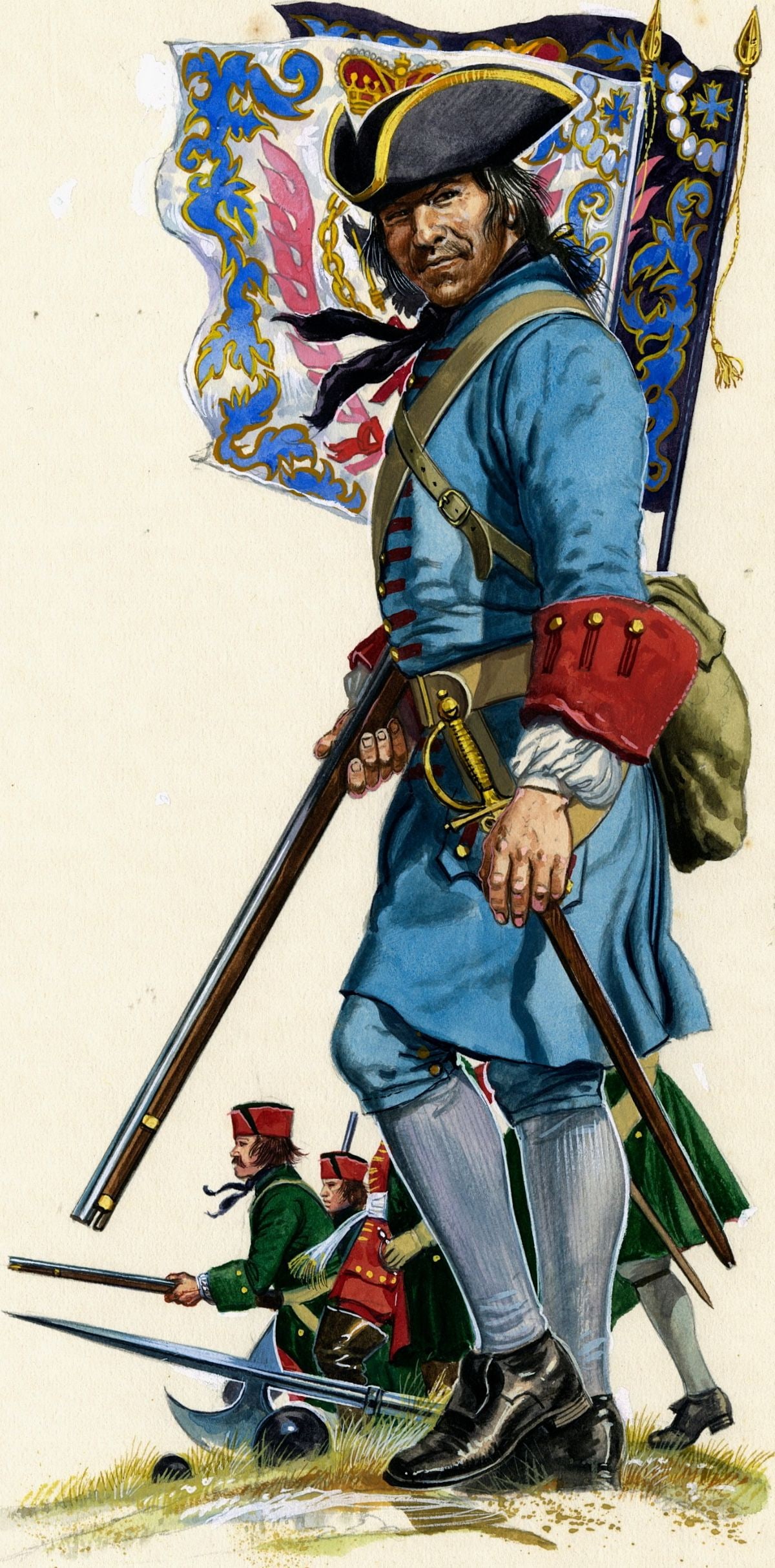 Gerry Embleton (UK,1941-?) watercolor painting (1 of 12)