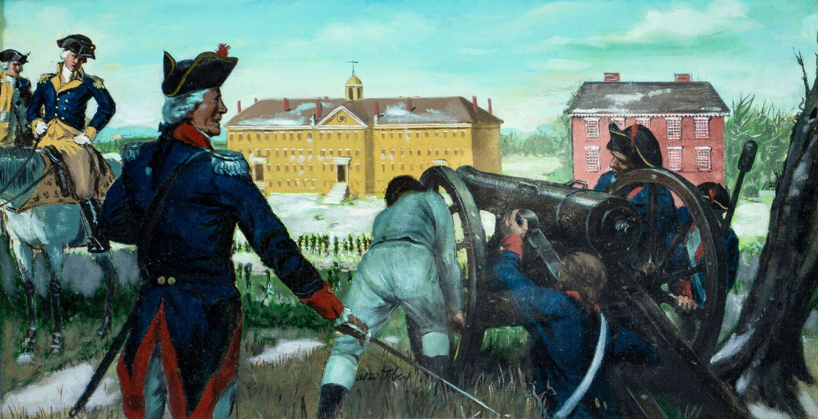 Alton Tobey (CT,1914-2005) oil painting (1 of 13)