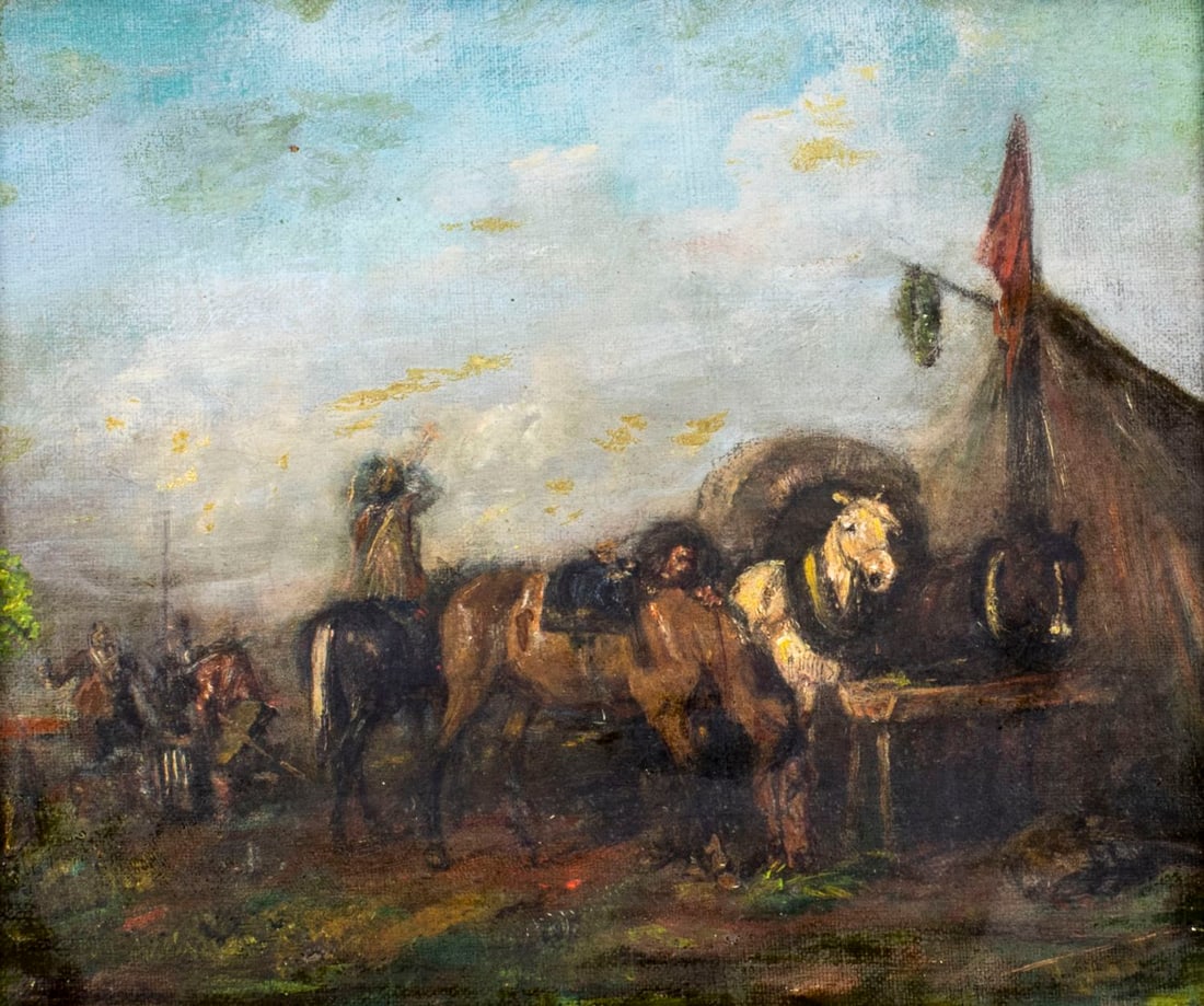 Alfred Friedlander (Austrian,German,1860-1927) oil painting antique (1 of 12)