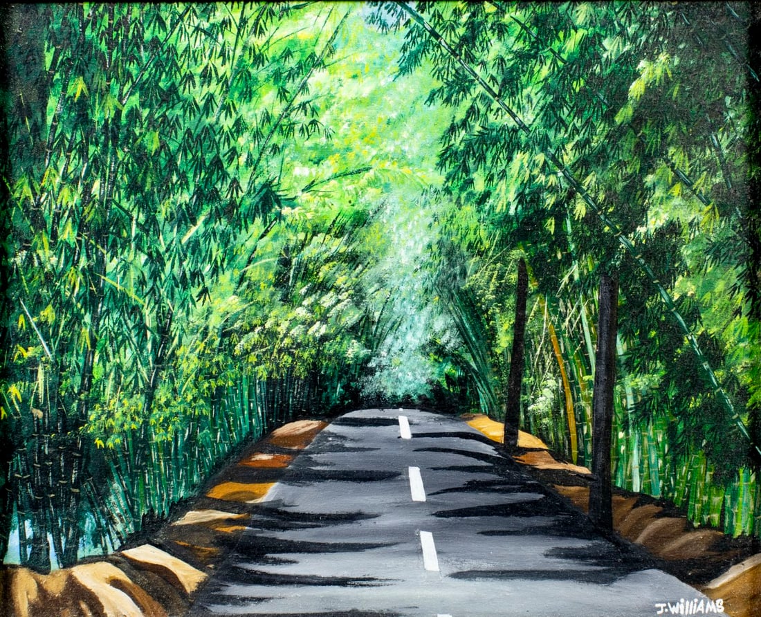 J Williams (Jamaica,20C) oil painting (1 of 13)