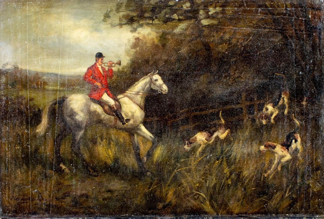 Henry Allingham (UK,20C) oil painting (1 of 13)