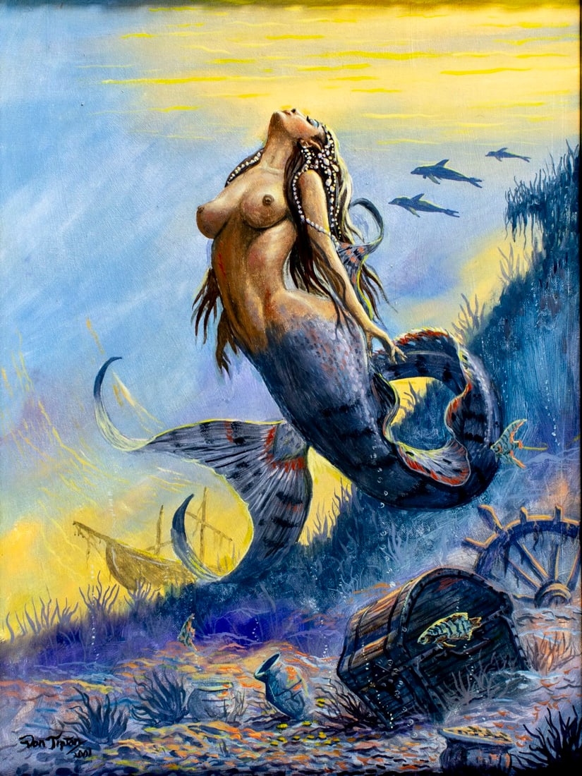 Von Tipton (GA,FL,1946-2002) oil painting (1 of 13)