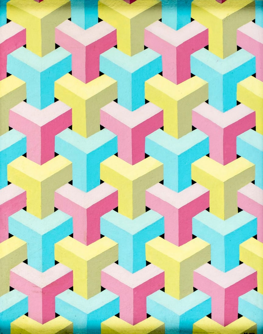 Robert Spangler (US,20/21C) oil painting (1 of 13)