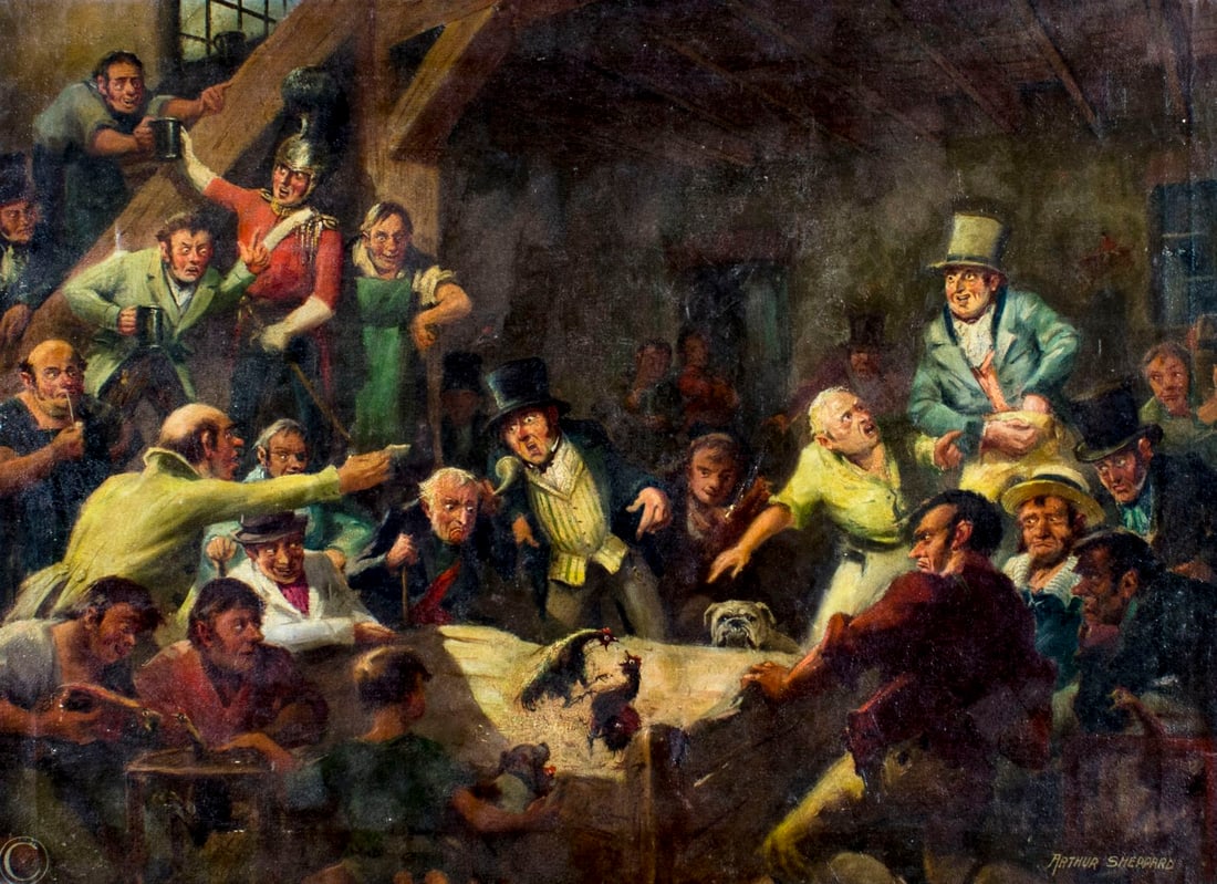 Arthur Sheppard (CA,1875-1954) oil painting (1 of 15)