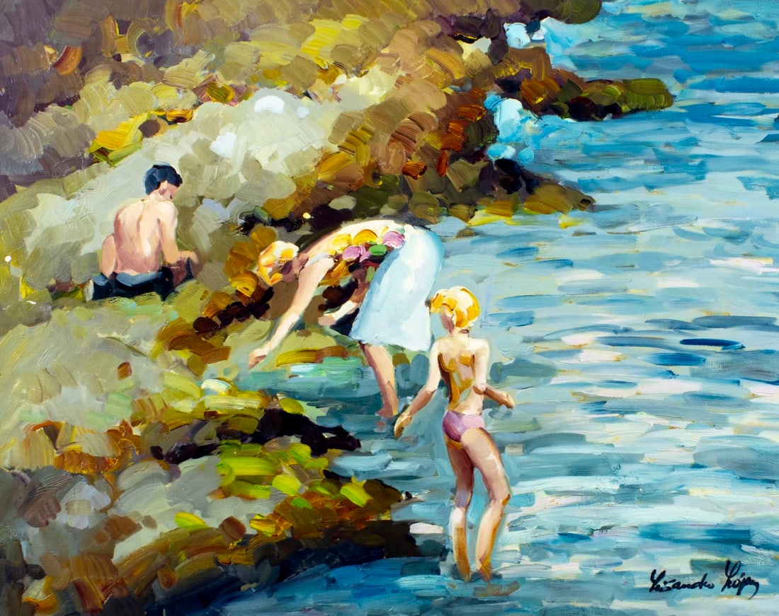 Lisandro Baylon (Argentina,US,1951-?) oil painting (1 of 13)