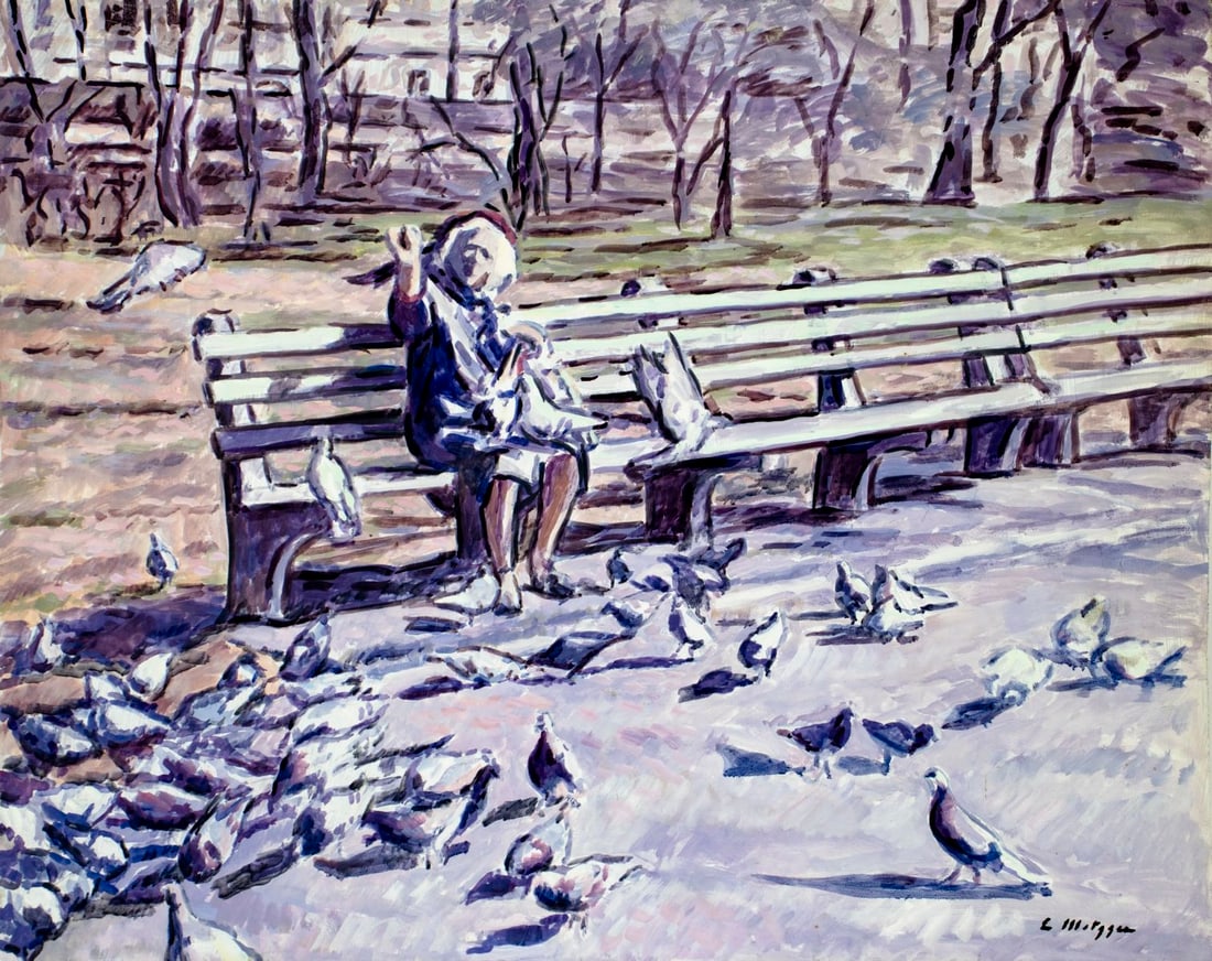 Evelyn Metzger (NY,Brazil,1911-2007) oil painting (1 of 14)