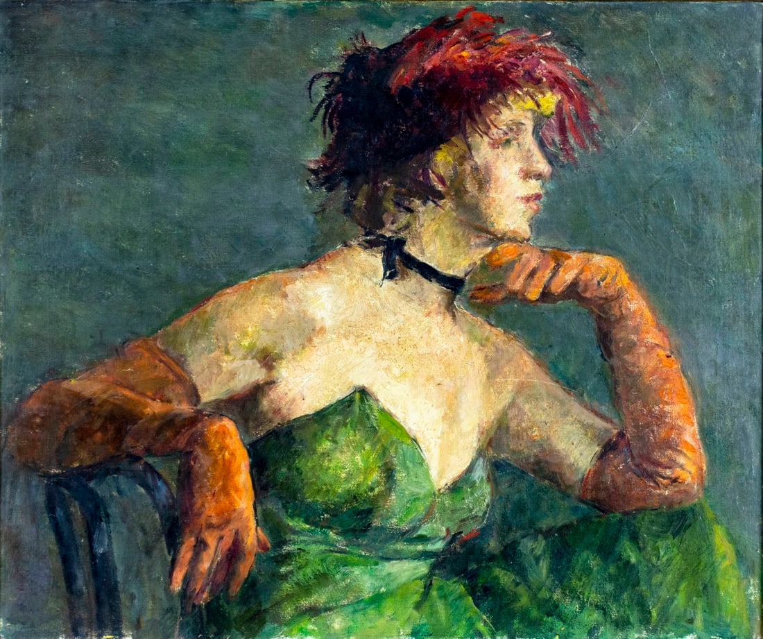 Blanche Rothschild (NY,1893-1988) oil painting (1 of 13)