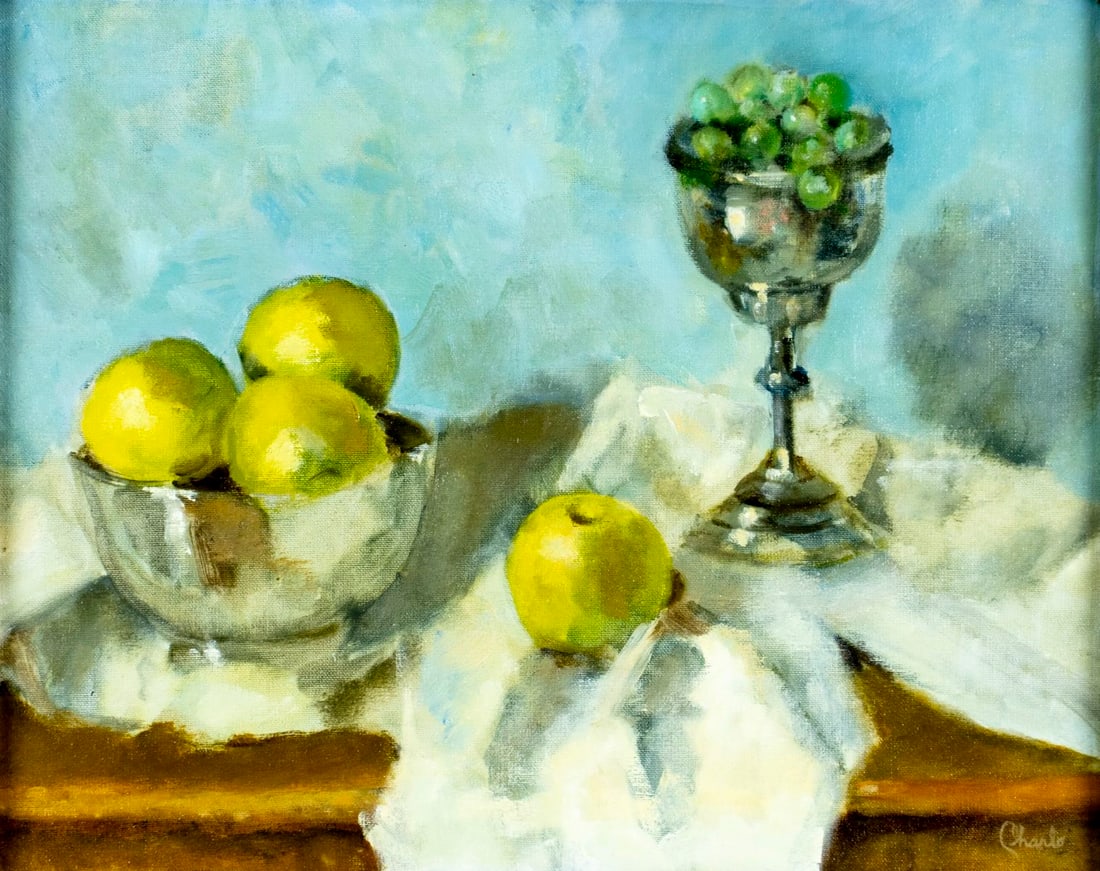 Charlotte Johnson (US,20C) oil painting (1 of 13)