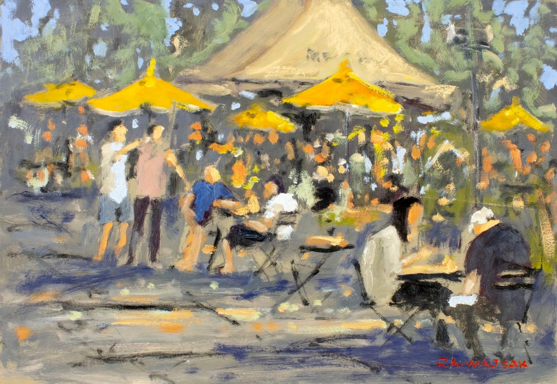 Robert Waltsak (NJ,b 1944) oil painting (1 of 12)