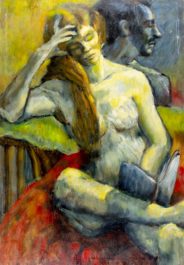 Thelma Thal (NY,1903-2001) oil painting (1 of 12)