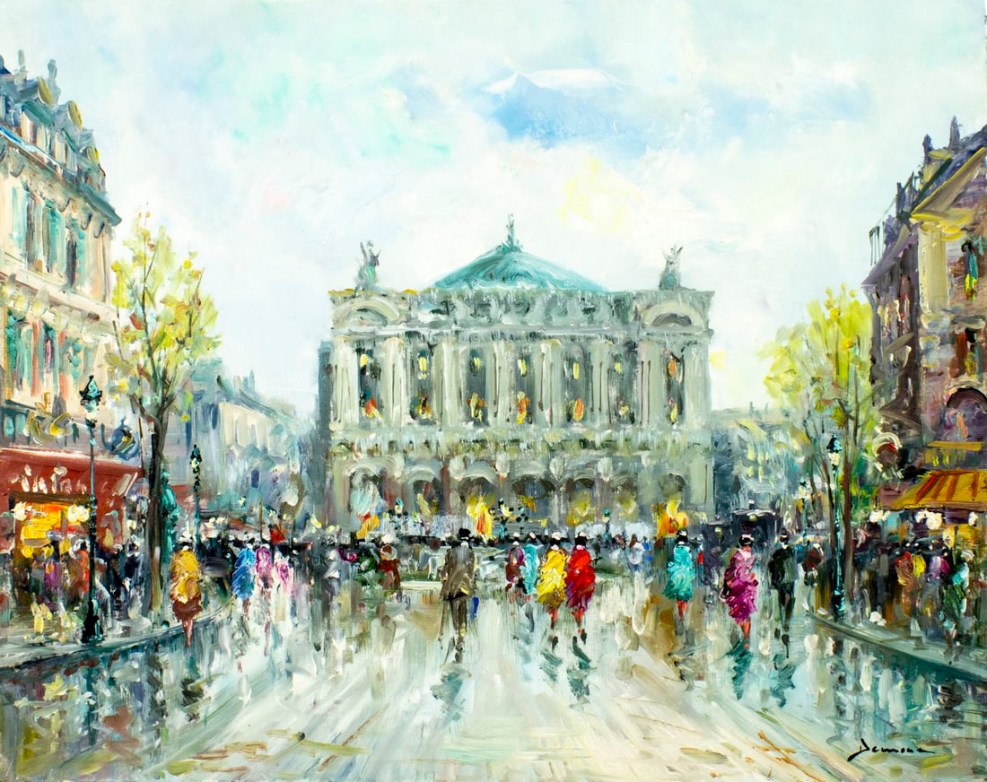 Salvadore Demone (Italy,1928-?) oil painting (1 of 13)