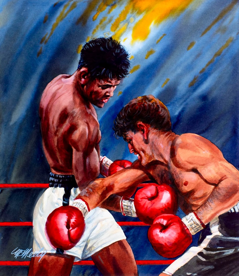 Tom McNeely (Canada,1935-?) watercolor painting (1 of 14)