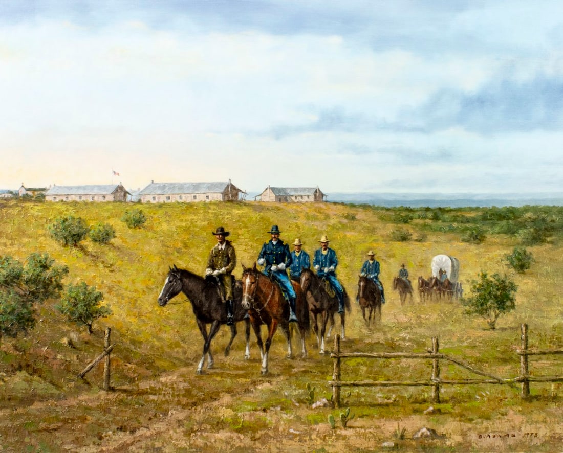 B Adams (US,20C) oil painting (1 of 13)