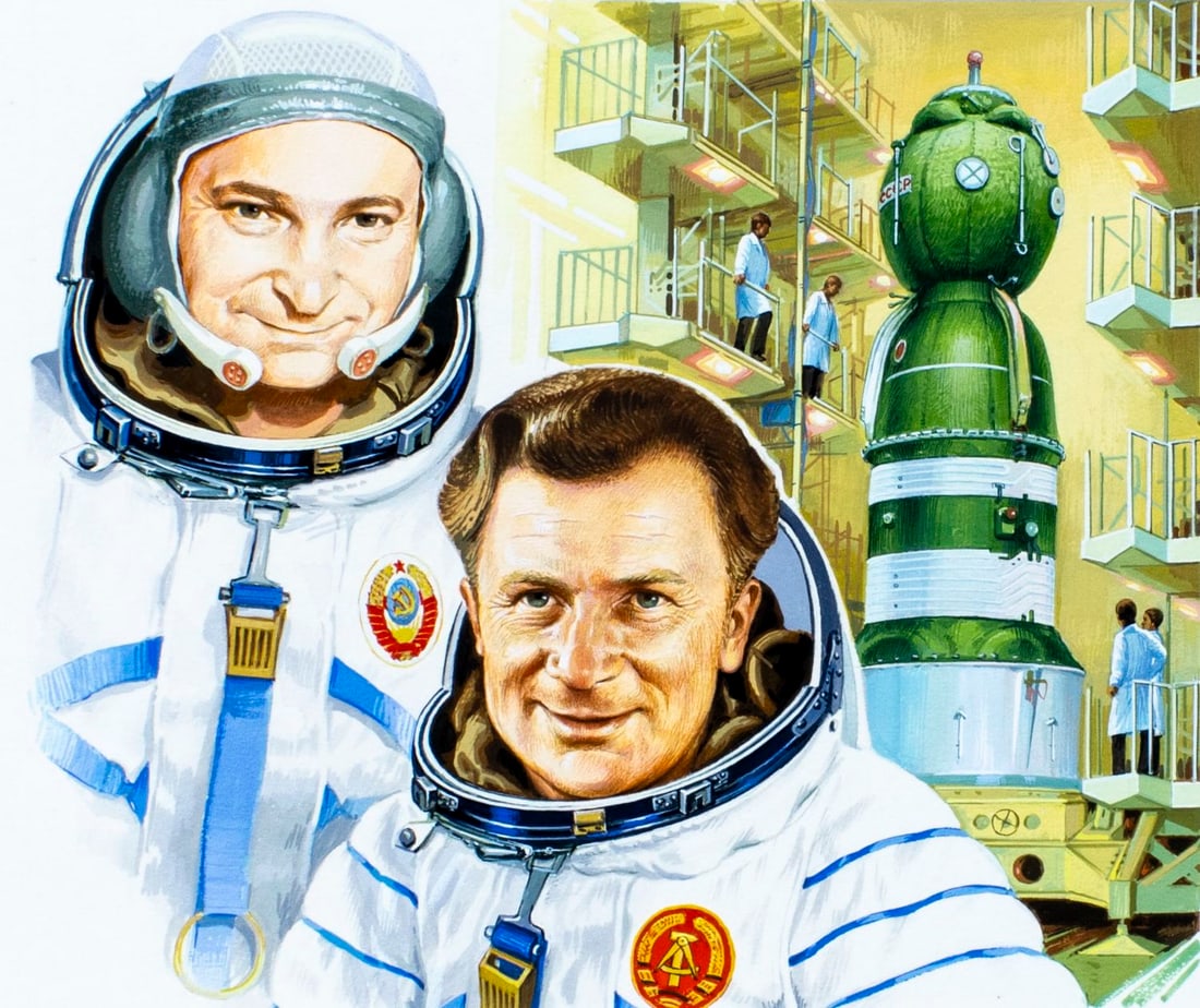 Gherman Komlev (Russia,1933-2000) gouache painting (1 of 13)