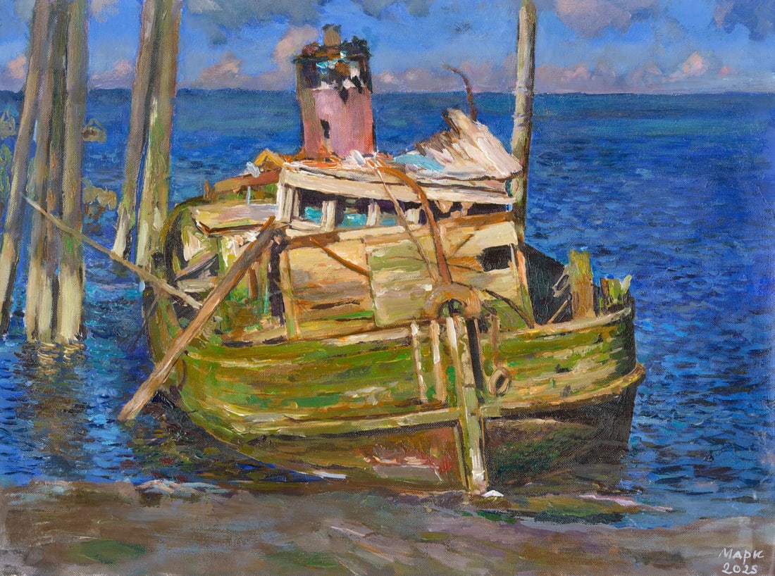 Mark Zybkin (Ukraine,20/21C) oil painting (1 of 12)