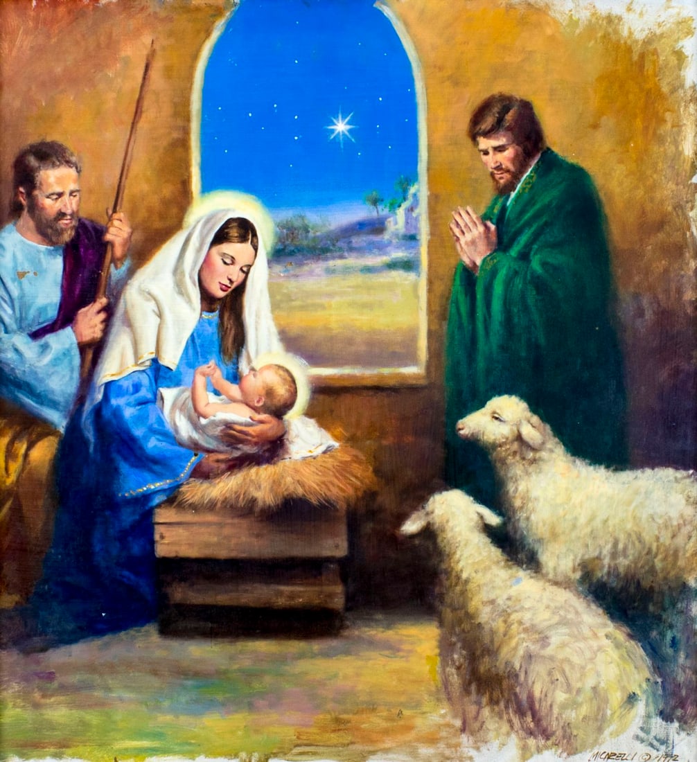 Clement Micarelli (RI,NY,1929-2008) oil painting (1 of 12)