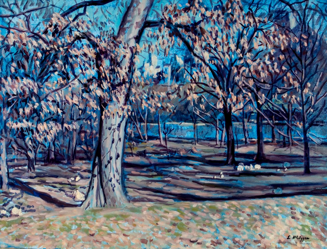 Evelyn Metzger (NY,Brazil,1911-2007) oil painting (1 of 16)