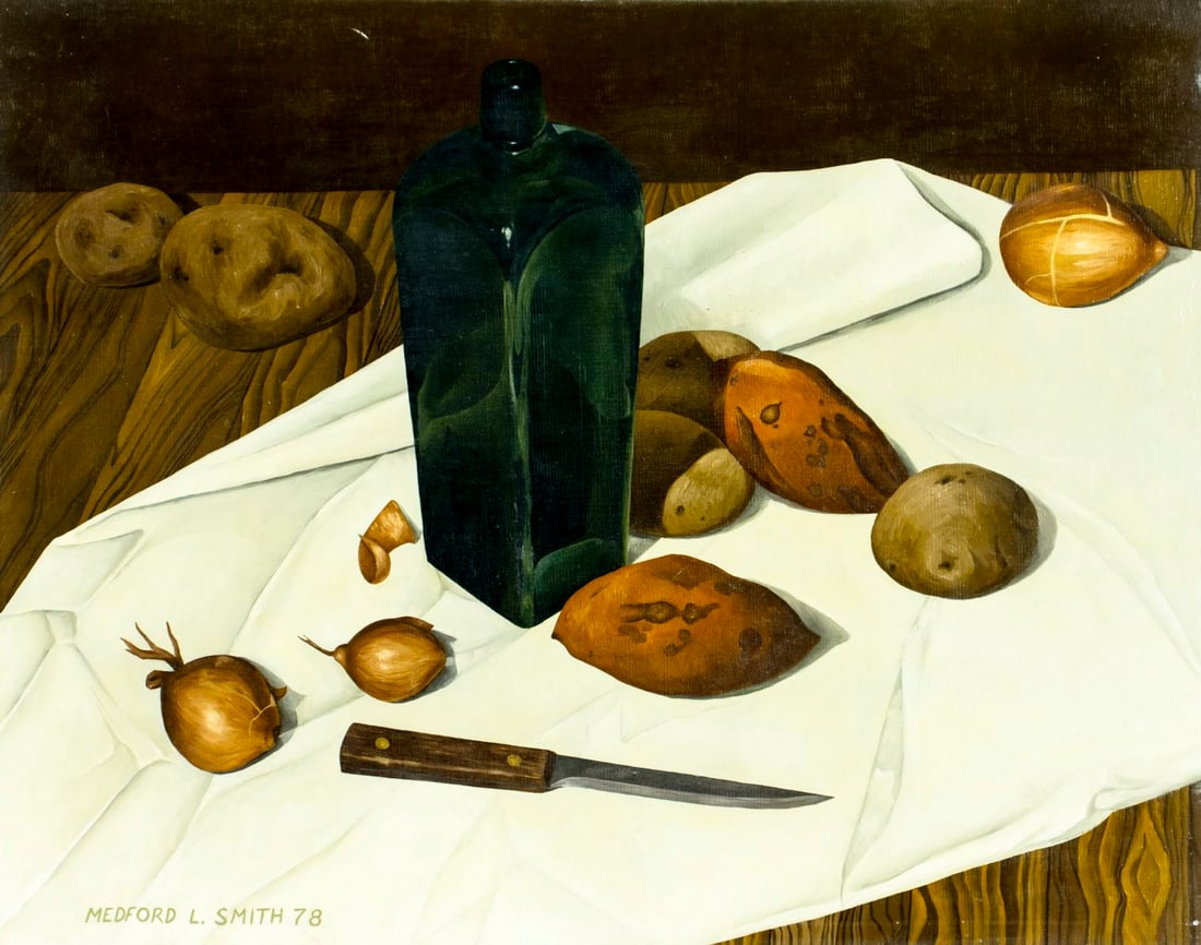 Medford L Smith (US,20C) oil painting (1 of 13)