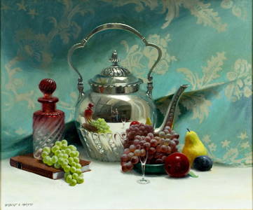 Herbert Abrams (CT,MA,1921-2003) oil painting